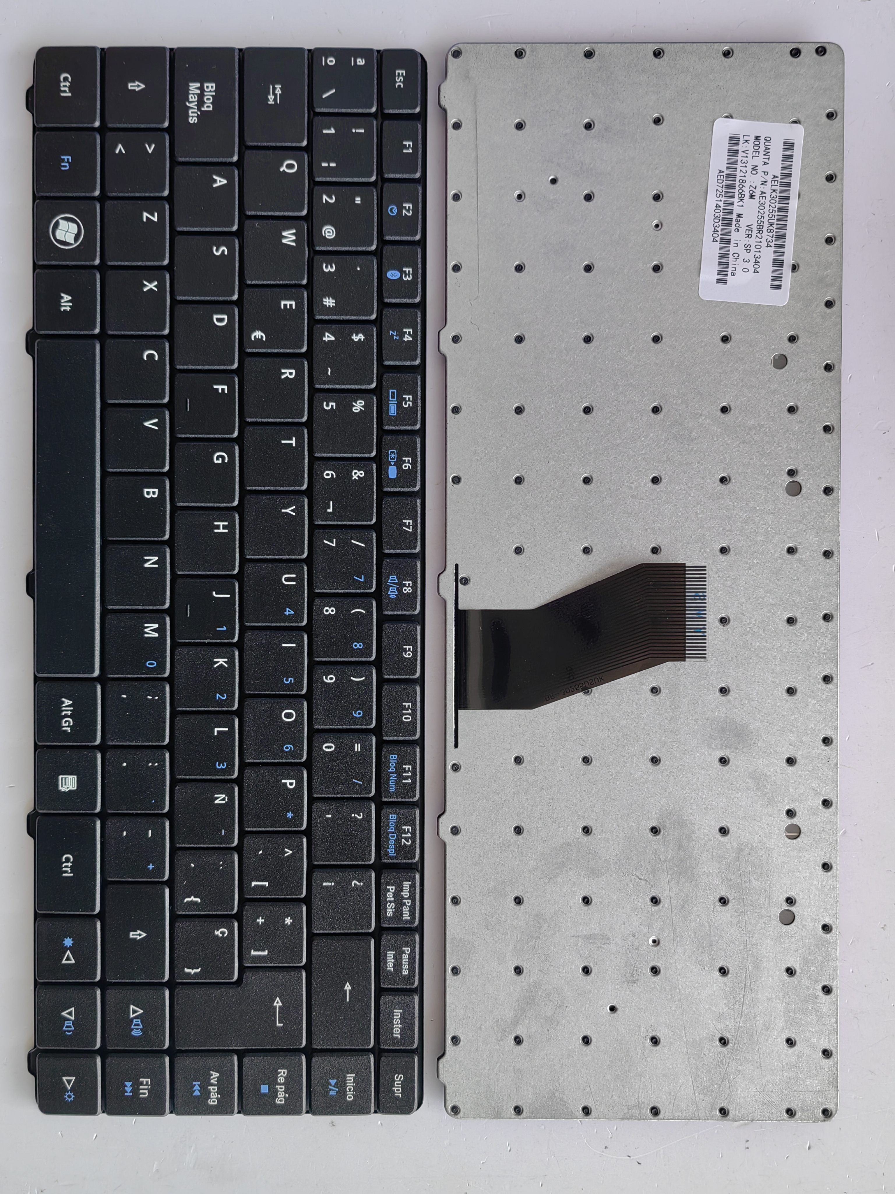 Picture of New Replacement Laptop Keyboard For ACER D725/4732/D525/4332/Z06/Z07/NV40 BLACK (OEM) SP Layout